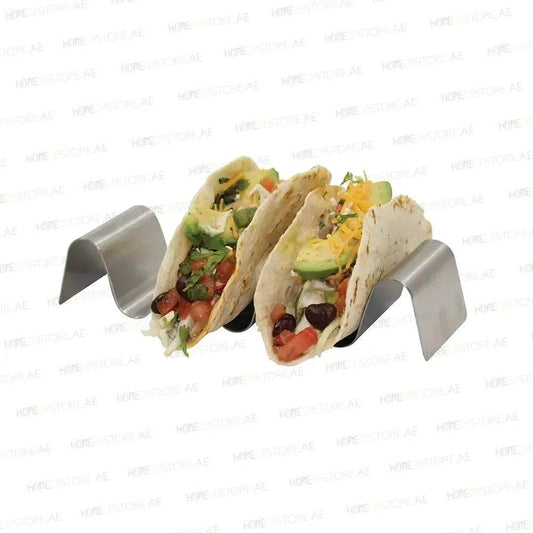 Tablecraft TRS34 Stainless Steel Taco Holder, 7⅝ x 2¼ x 1½''