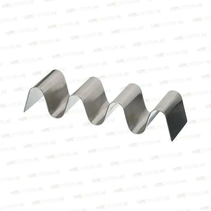 Tablecraft TRS34 Stainless Steel Taco Holder, 7⅝ x 2¼ x 1½'' - HorecaStore