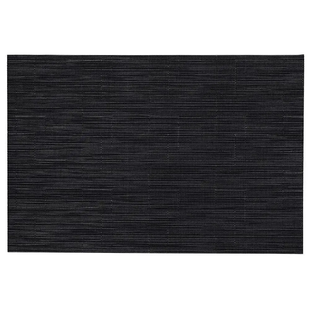 Wundermaxx 951.236 Poly Vinyl Placemat Black 30.5 X 45.7 cm, Pack of 10