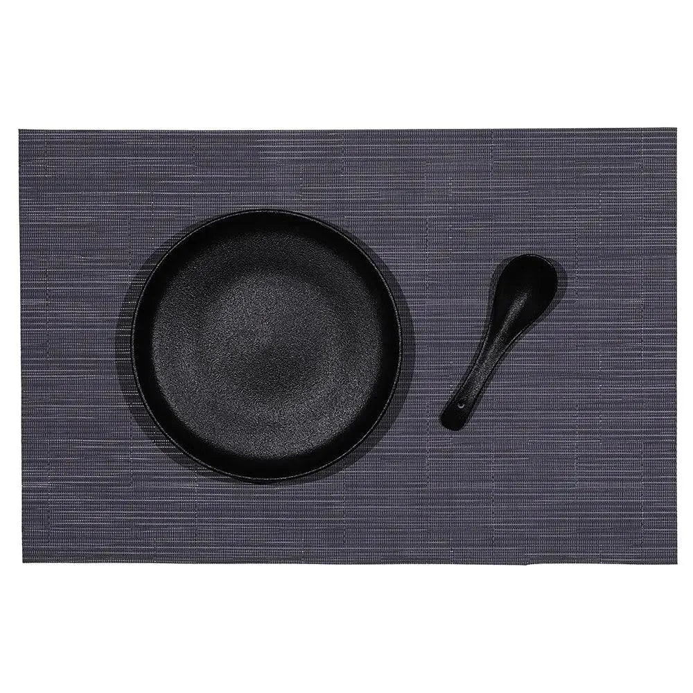 Wundermaxx 951.240 Poly Vinyl Placemat Grey 30.5 X 45.7 cm, Pack of 10