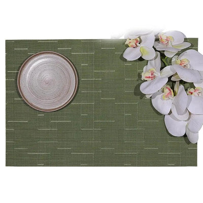 Wundermaxx 951.241 Poly Vinyl Placemat Light Green 30.5 X 45.7 cm, Pack of 10