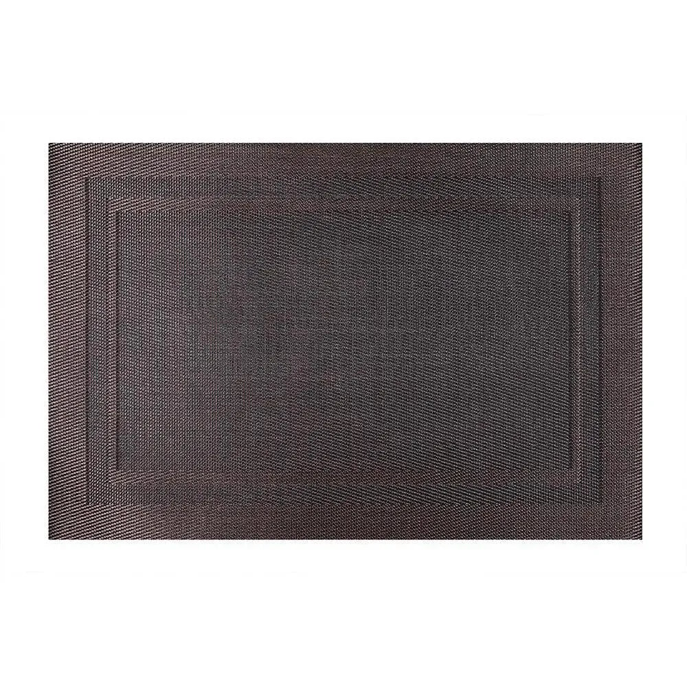 Wundermaxx 951.244 Poly Vinyl Placemat Brown 30.5 X 45.7 cm, Pack of 10