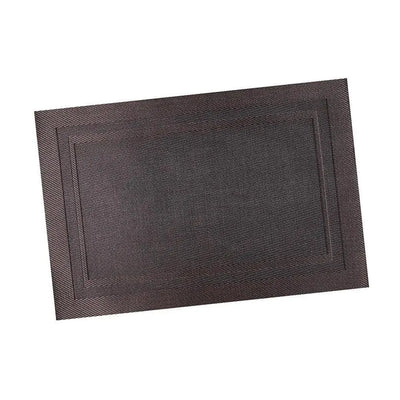 Wundermaxx 951.244 Poly Vinyl Placemat Brown 30.5 X 45.7 cm, Pack of 10