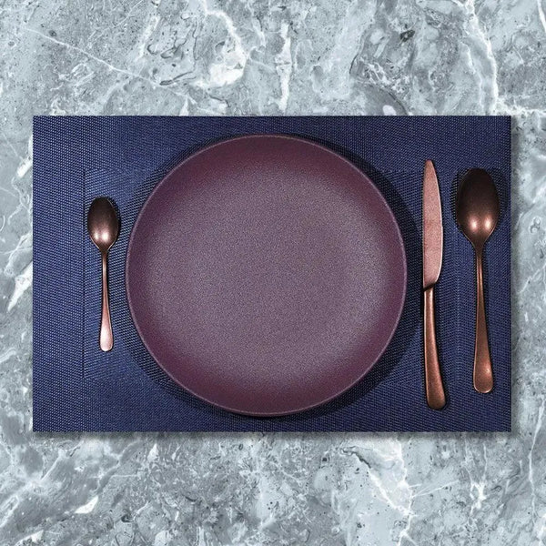 Wundermaxx 951.249 Poly Vinyl Placemat Blue 30.5 X 45.7 cm, Pack of 10