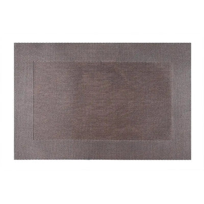 Wundermaxx 951.252 Poly Vinyl Placemat Bronze 30.5 X 45.7 cm, Pack of 10