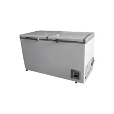 THS BD/BC-388 Electric Double Door Chest Freezer Flat or Curved Bottom Structure, Power 1.48 KW - HorecaStore