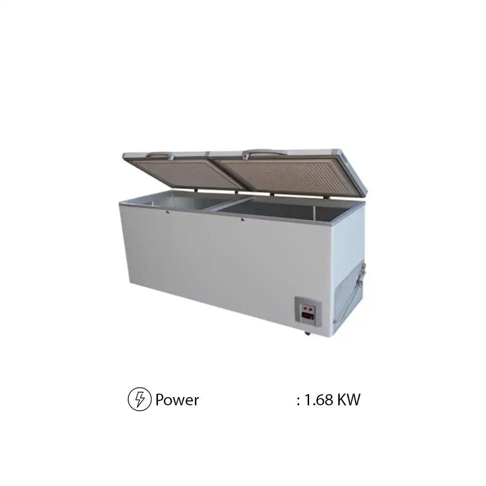 THS BD/BC-468 Electric Double Door Chest Freezer Flat or Curved Bottom Structure, Power 1.68 KW - HorecaStore