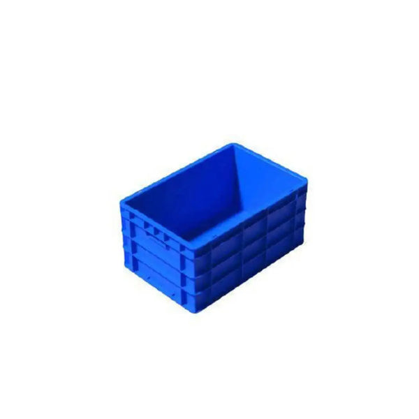 THS Plastic Closed Crate L 600 x W 400 x H 280mm Blue