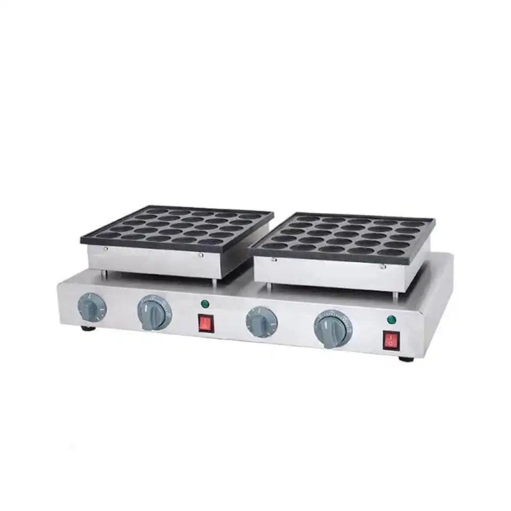 THS FY-2241 Electric 1800W Double Small Pancake Machine Cast Iron Plates - HorecaStore