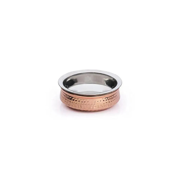 THS Hammered Finish Stainless Steel handi 17.3x6.25cm, 700ml copper