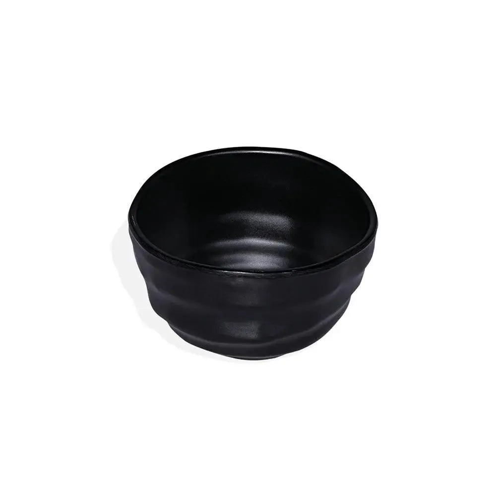 THS Melamine Hammered Finish Bowl 5.7" Black