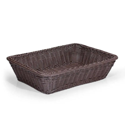 Wundermaxx PRBC302010 Poly Rattan Display Basket Coffee, 30X20X10CM