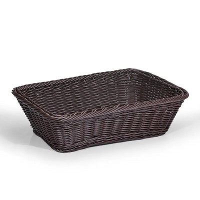 Wundermaxx PRBC352510 Poly Rattan Display Basket Coffee, 35X25X10CM