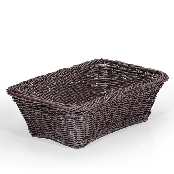 Wundermaxx PRBC403010 Poly Rattan Display Basket Coffee, 40X30X10CM