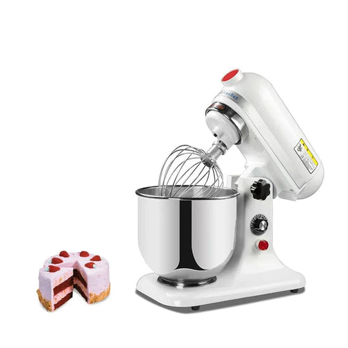 THS Stainless Steel BH7B Electric 550W Scratch Resistant Painted Body Planetary Mixer 7L, 41 X 25 X 42.5 cm