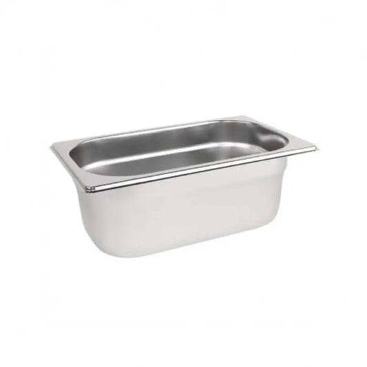 THS Stainless Steel GN 1/4 Pan (GM44SS06), Depth 10cm