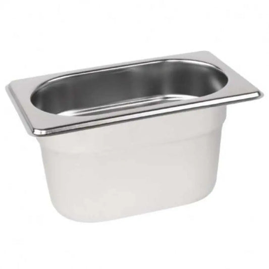 THS Stainless Steel GN 1/9 Pan (GM96SS06), Depth 15cm