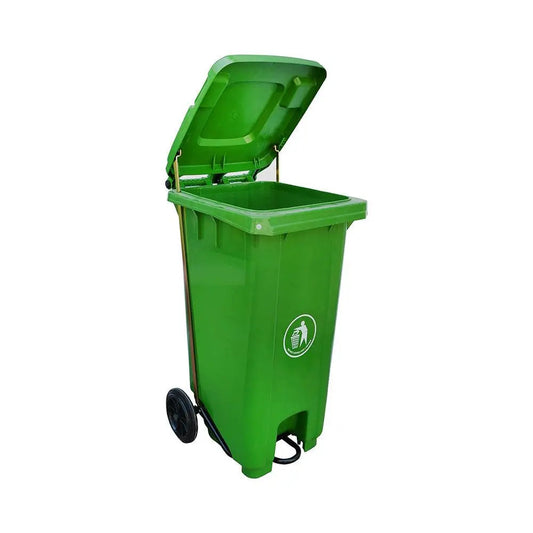 THS Waste Bin 120 Liters With Pedal, Green