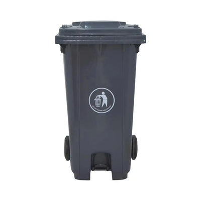 THS Waste Bin 240 Liters With Pedal, Grey