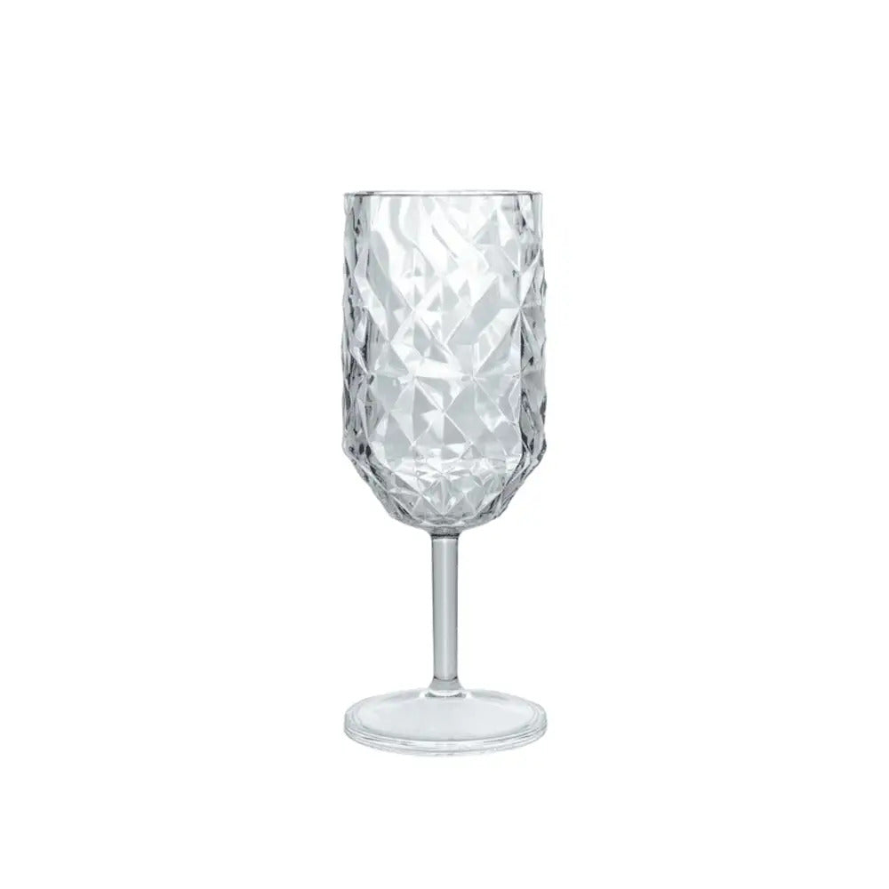 Tribeca Exclusive Prisma Polycarbonate Pc Clear Goblet  250 ml, BOX QUANTITY 36 PCS