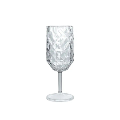 Tribeca Exclusive Prisma Polycarbonate Pc Clear Goblet  250 ml, BOX QUANTITY 36 PCS