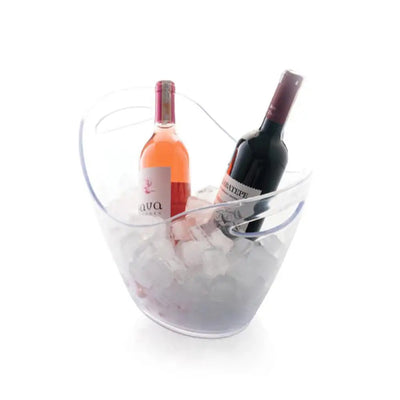 Tribeca Polycarbonate Clear Champagne Bucket 35 x 26 Cm, BOX QUANTITY 5 PCS