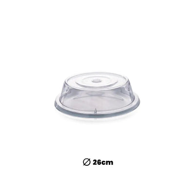 Tribeca Polycarbonate Clear Plate Cover 26 Cm, BOX QUANTITY 25 PCS