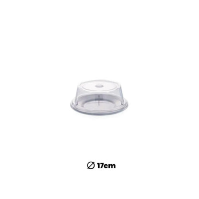 Tribeca Polycarbonate Plate Cover 17 Cm, BOX QUANTITY 25 PCS