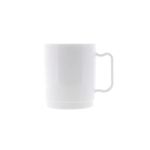 Tribeca  Polycarbonate White Mug 300 ml, BOX QUANTITY 72 PCS