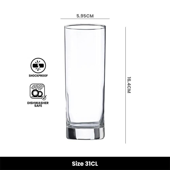 Vicrila Aiala Highball Glass, 31 cl, Pack of 12 - HorecaStore