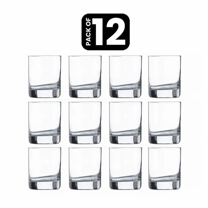 Vicrila Aiala Short Tumbler Glass, 20 cl, Pack of 12 - HorecaStore