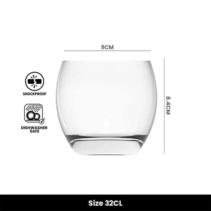 Vicrila Baztan Short Tumbler Glass, 32 cl, Pack of 12 - HorecaStore