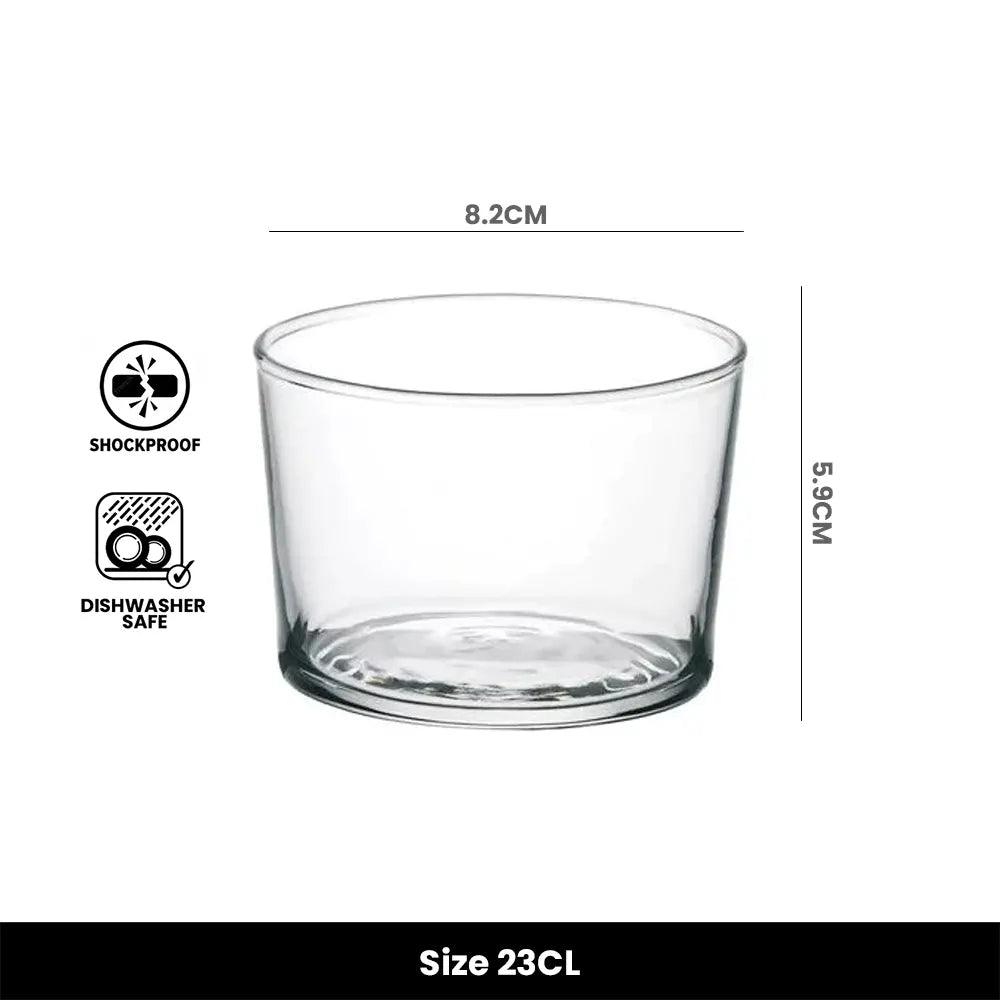 Vicrila Sidra Mini Tumbler Glass, 23 cl, Pack of 12 - HorecaStore