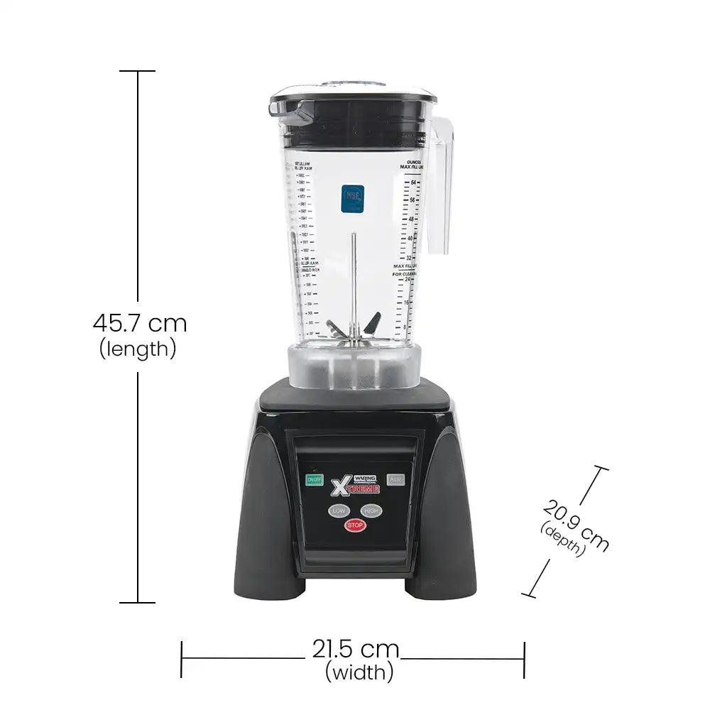 Waring Commercial MX1050XTXSEK Commercial Blender Electric 1560W, 2 Speed Control With Co-Polyester Container 2L, W46 X H22 cm - HorecaStore