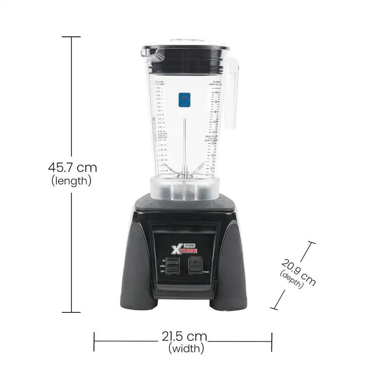 Waring Commercial Plastic Body Electric 1560W Hi-Power Blender With Co-Polyester Container 2L, W22 X H46 cm - HorecaStore