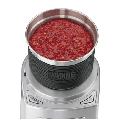 Waring Commercial Stainless Steel Electric 750W 3 Cut Heavy Duty/ Dry Power Grinder Commercial Grade With 3 Cups Capacity Bowl and Lid, W22 X H29 cm - HorecaStore