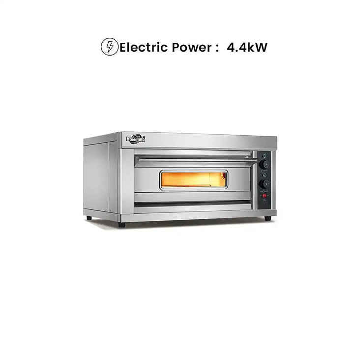 capinox wfc 101d stainless stel electric oven with infrared heating mechanism large scale visual glass single layer and single tray electric power 4 4 kw 95 5 x 75 x 45 cm