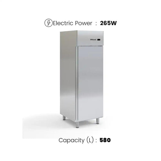 Infrico IAG701+ Gastronome Refrigerator Single Door Upright Chiller 580 Liter 265W - HorecaStore