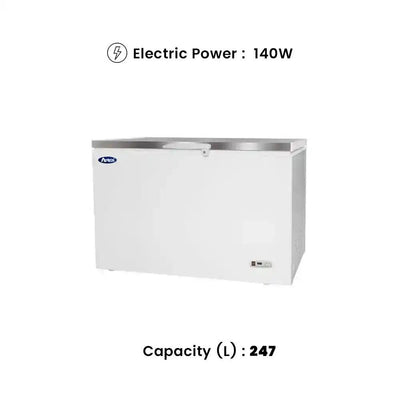 Lava Inox BD 550 Chest Freezer, Flip Flap Door, Capacity 465 Liters, Power 180W, 153 x 75.5 x 84 cm   HorecaStore