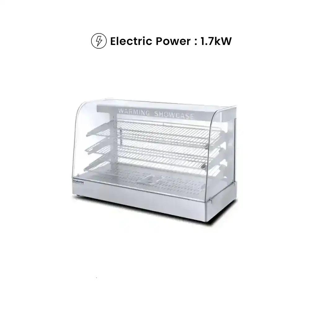 THS HW-863 Electric Counter Top Food Warmer Display Glass Shelf, Power 1.7 KW - HorecaStore