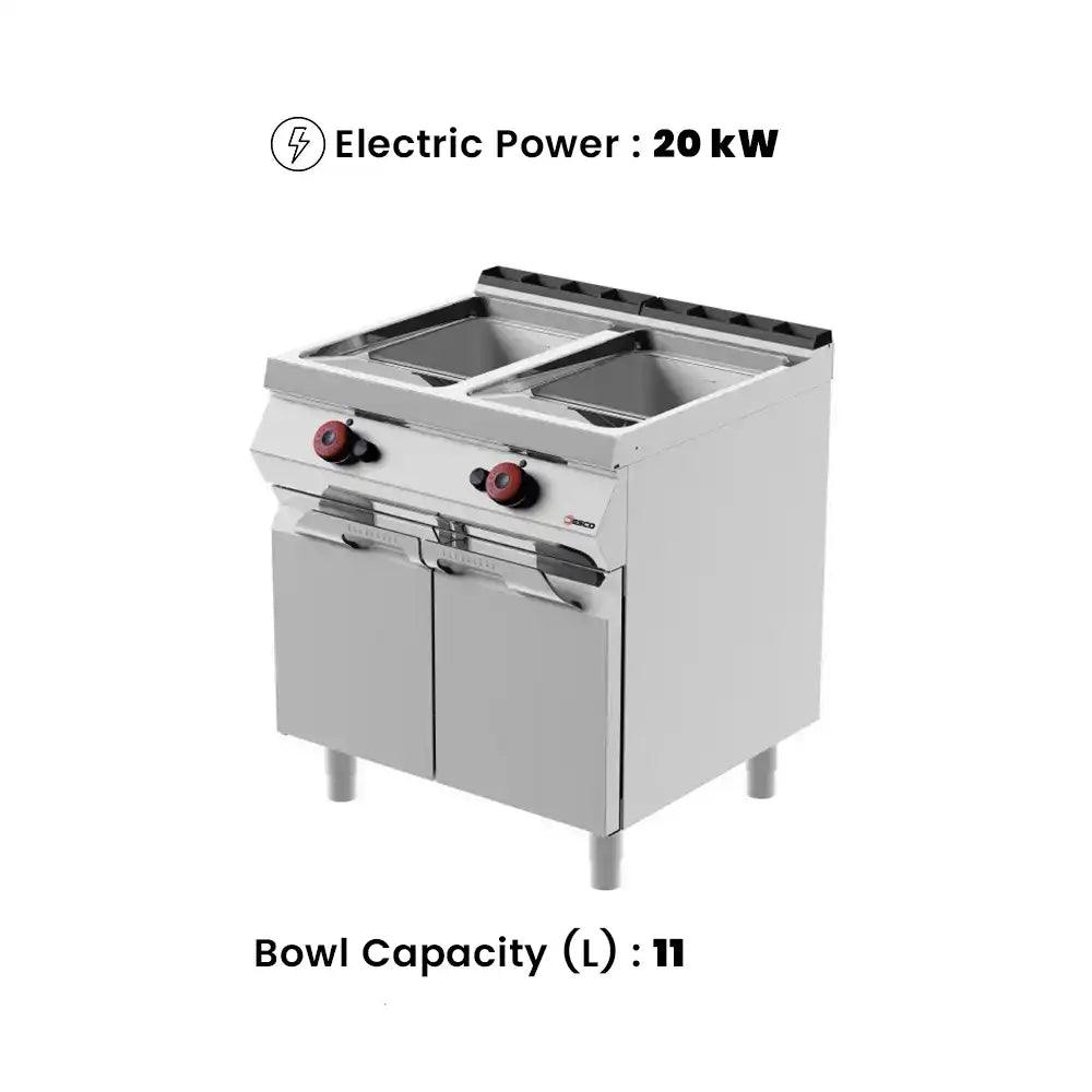 Desco FRG72M00 Double Bowl Gas Fryer 2 x 11 Liters 20 kW   HorecaStore