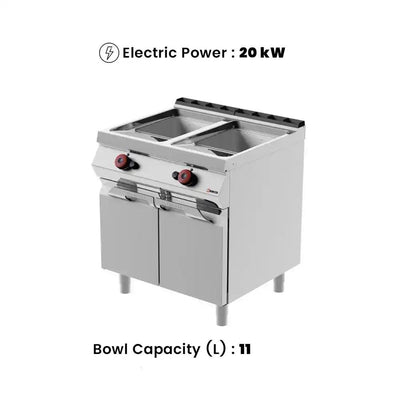 Desco FRG72M00 Double Bowl Gas Fryer 2 x 11 Liters 20 kW   HorecaStore