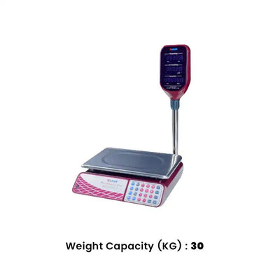 camry acs je11b counter top digital professional price computing scale with rechargeable battery up to 30 kgs weighing capacity 35 5 x 23 5 cm