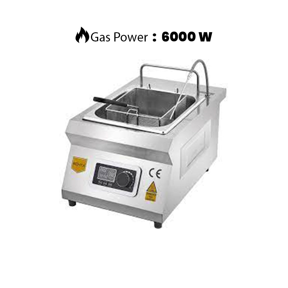 10 l electric fryer with oil drain tap 3200 w