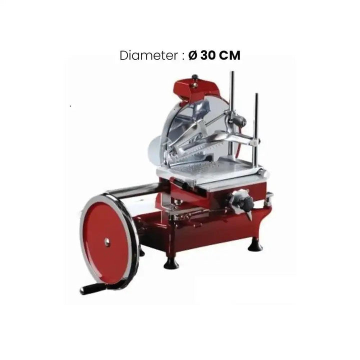 Fac F 300 Volano Aluminium Casting Meat Slicing Manual Machine ø30 cm Blade - HorecaStore