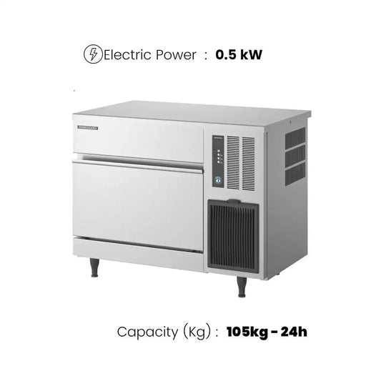 Hoshizaki IM-100CNE-HC Self Contained Ice Cube Maker 105kg / 24h 0.5 kW - HorecaStore