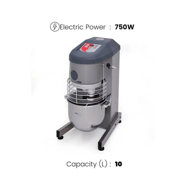 Sammic BE-10 Planetary Mixer 3 Phase Motor Bowl Capacity 10 Liters 750W - HorecaStore