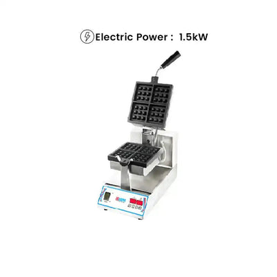 ths rwf 01sc rotary waffle maker digital control 1 5 kw 25 x 56 x 31 cm