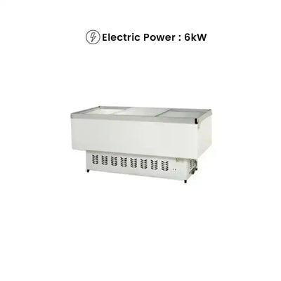 THS SD 738 Electric Island Freezing Showcase 738 L, Power 6 KW - HorecaStore