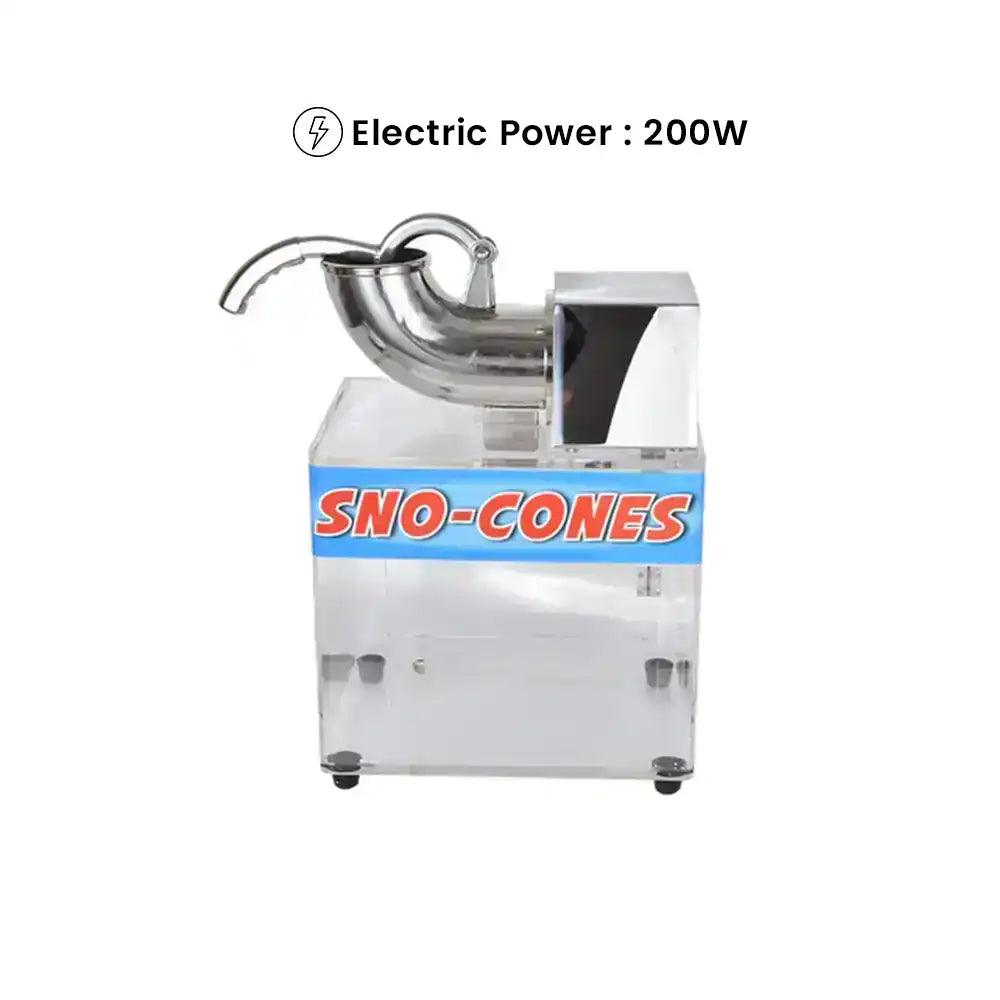 THS ZY-SB130 Electric Double Blade Snow Cone Machine And Ice Crusher 200W - HorecaStore